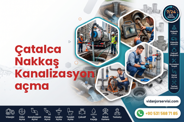 Çatalca Nakkaş Kanalizasyon açma