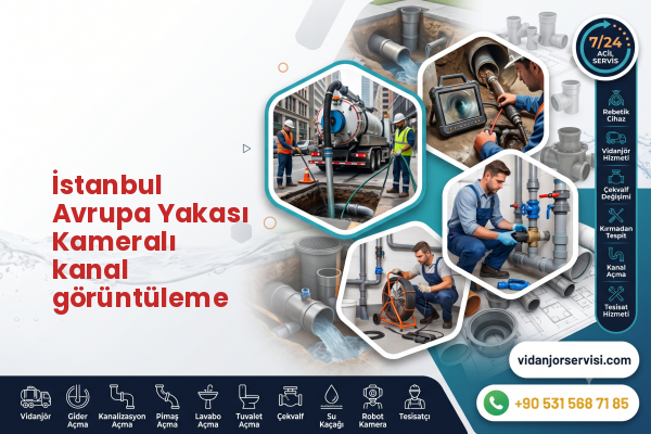 İstanbul Avrupa Yakası Kameralı kanal görüntüleme