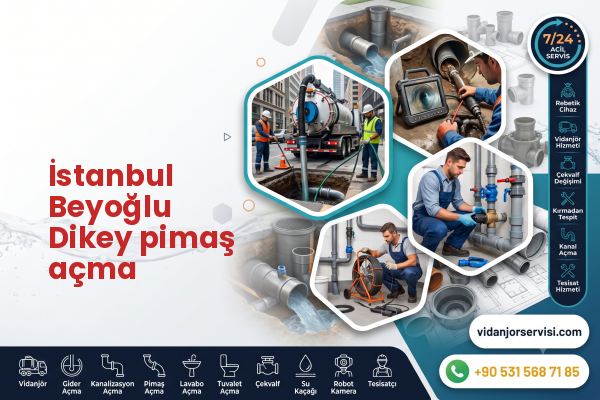İstanbul Beyoğlu Dikey pimaş açma