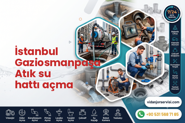 İstanbul Gaziosmanpaşa Atık su hattı açma