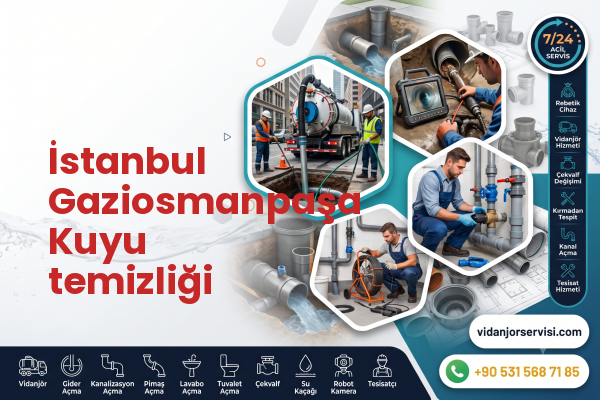 İstanbul Gaziosmanpaşa Kuyu temizliği