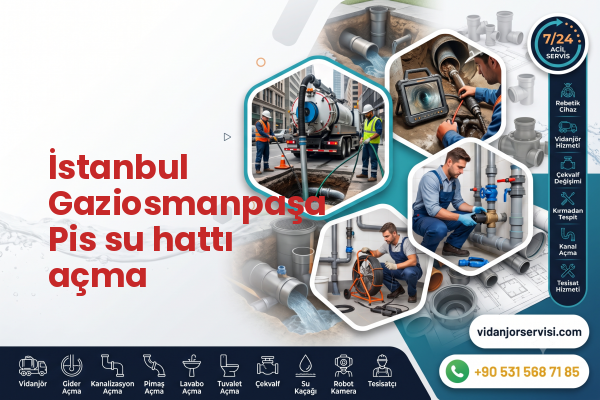 İstanbul Gaziosmanpaşa Pis su hattı açma