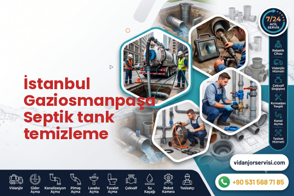 İstanbul Gaziosmanpaşa Septik tank temizleme