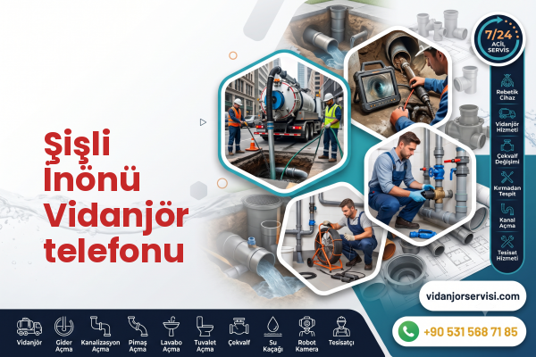 Şişli İnönü Vidanjör telefonu