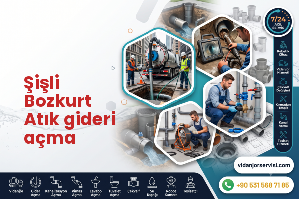 Şişli Bozkurt Atık gideri açma