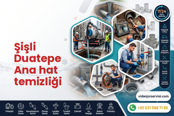 Şişli Duatepe Ana hat temizliği