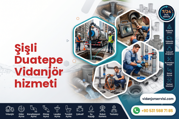 Şişli Duatepe Vidanjör hizmeti