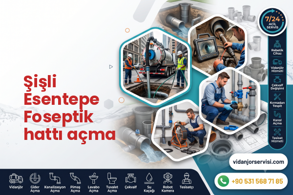 Şişli Esentepe Foseptik hattı açma