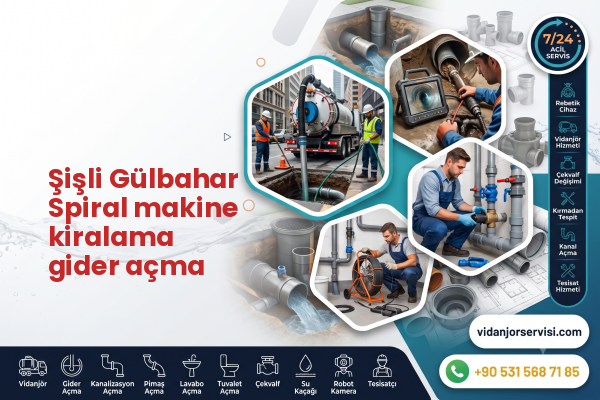 Şişli Gülbahar Spiral makine kiralama gider açma