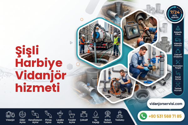 Şişli Harbiye Vidanjör hizmeti