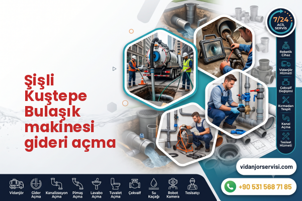 Şişli Kuştepe Bulaşık makinesi gideri açma