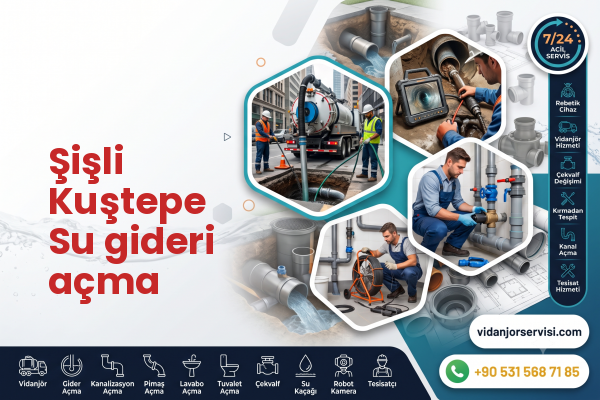 Şişli Kuştepe Su gideri açma