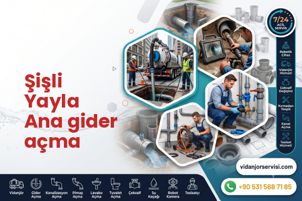 Şişli Yayla Ana gider açma