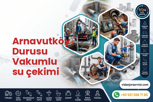 Arnavutköy Durusu Vakumlu su çekimi