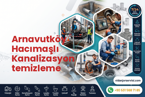 Arnavutköy Hacımaşlı Kanalizasyon temizleme
