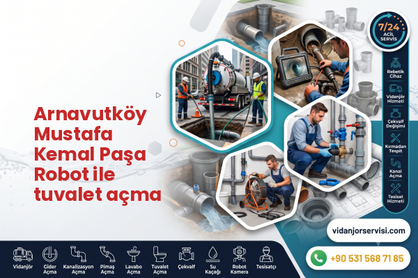Arnavutköy Mustafa Kemal Paşa Robot ile tuvalet açma