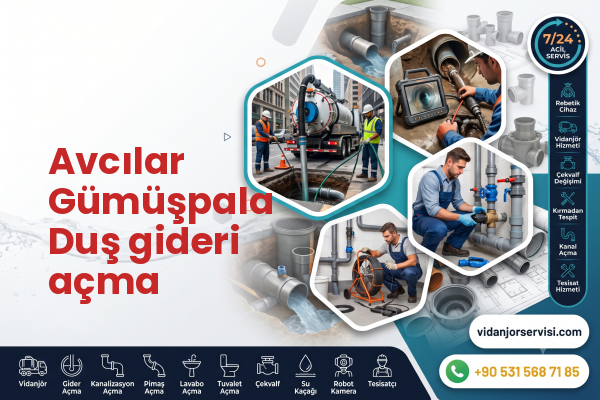 Avcılar Gümüşpala Duş gideri açma
