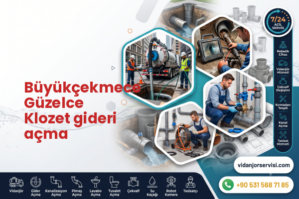 Büyükçekmece Güzelce Klozet gideri açma