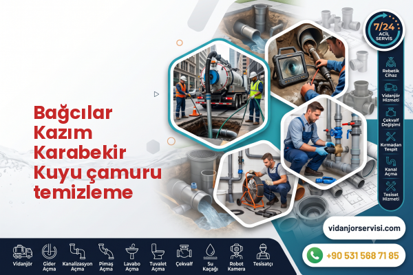 Bağcılar Kazım Karabekir Kuyu çamuru temizleme