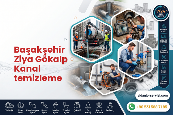 Başakşehir Ziya Gökalp Kanal temizleme