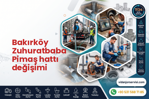 Bakırköy Zuhuratbaba Pimaş hattı değişimi