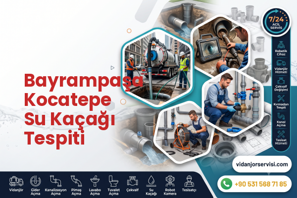 Bayrampaşa Kocatepe Su Kaçağı Tespiti