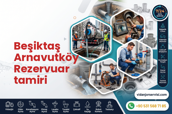 Beşiktaş Arnavutköy Rezervuar tamiri