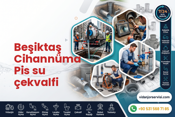 Beşiktaş Cihannüma Pis su çekvalfi