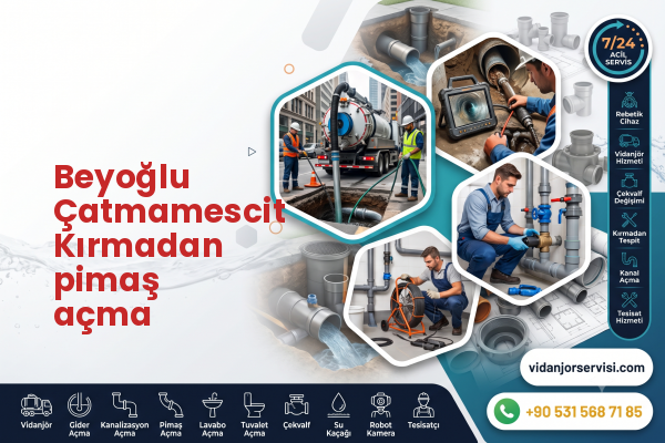 Beyoğlu Çatmamescit Kırmadan pimaş açma