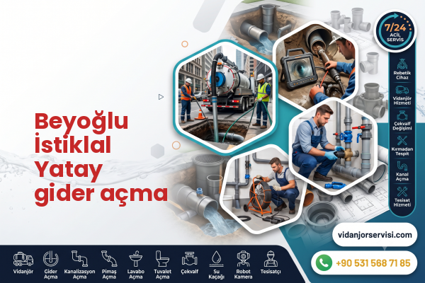 Beyoğlu İstiklal Yatay gider açma