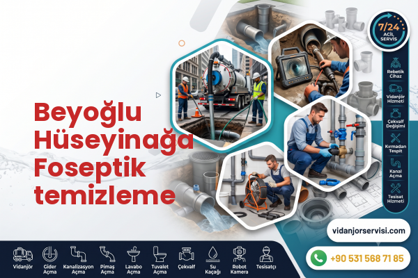Beyoğlu Hüseyinağa Foseptik temizleme