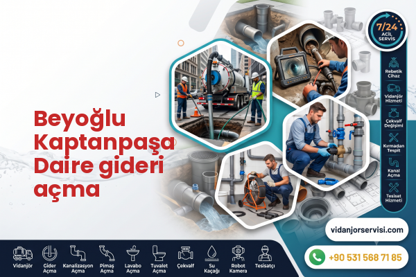 Beyoğlu Kaptanpaşa Daire gideri açma