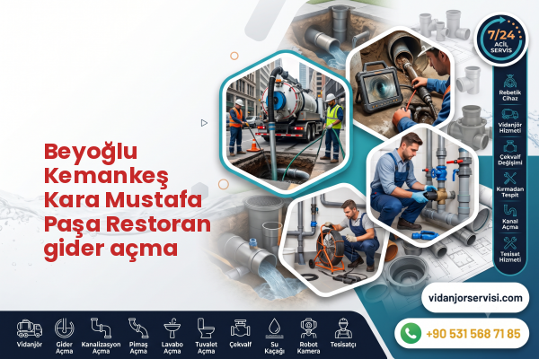 Beyoğlu Kemankeş Kara Mustafa Paşa Restoran gider açma