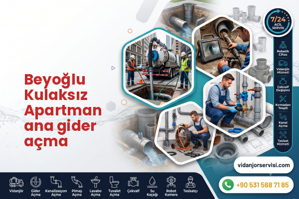 Beyoğlu Kulaksız Apartman ana gider açma