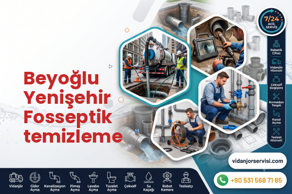 Beyoğlu Yenişehir Fosseptik temizleme