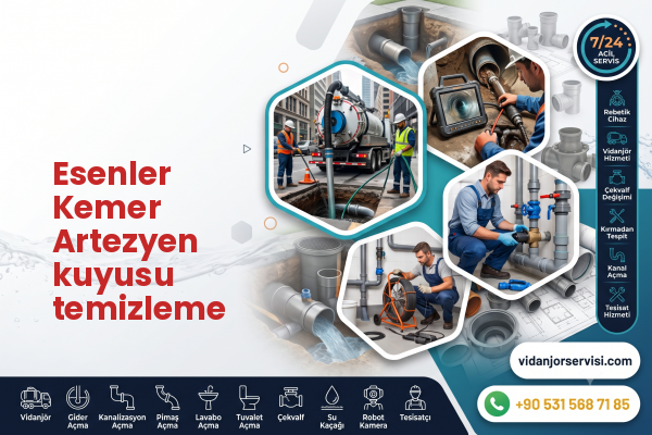 Esenler Kemer Artezyen kuyusu temizleme