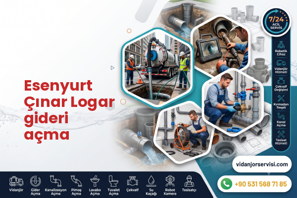Esenyurt Çınar Logar gideri açma