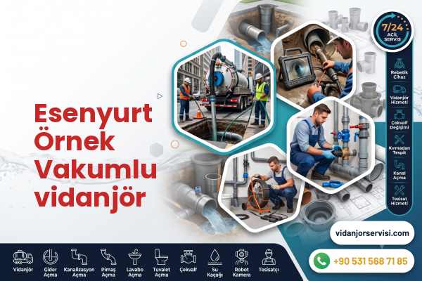 Esenyurt Örnek Vakumlu vidanjör