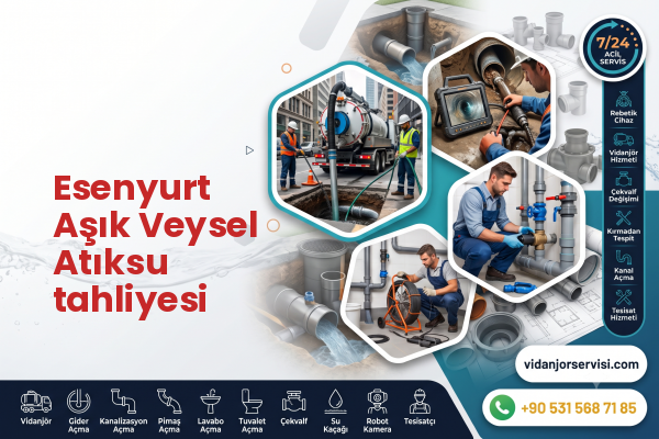 Esenyurt Aşık Veysel Atıksu tahliyesi