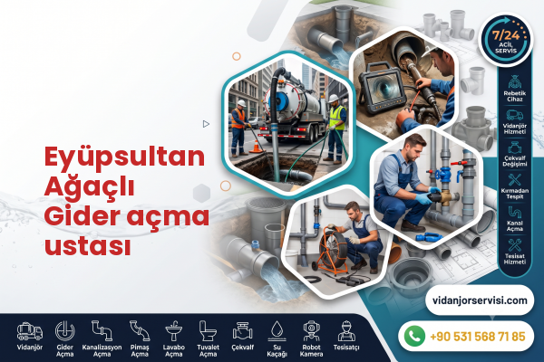 Eyüpsultan Ağaçlı Gider açma ustası