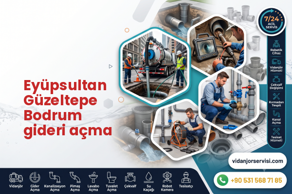 Eyüpsultan Güzeltepe Bodrum gideri açma