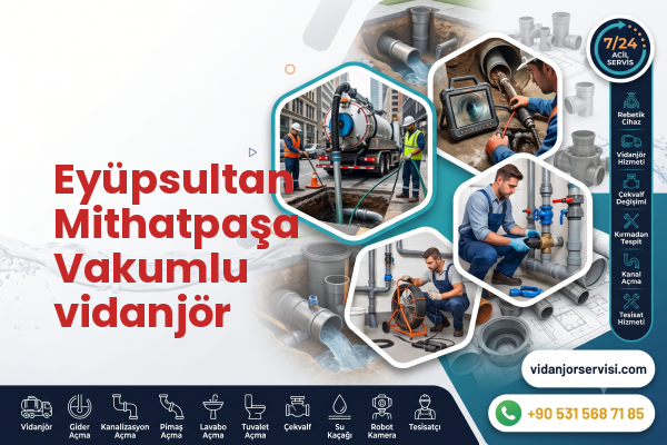 Eyüpsultan Mithatpaşa Vakumlu vidanjör