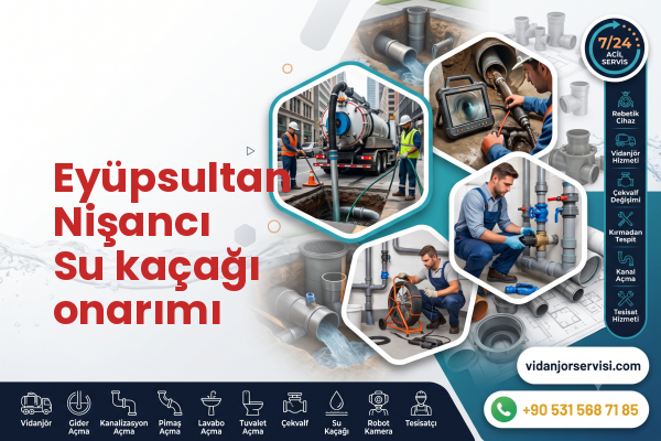 Eyüpsultan Nişancı Su kaçağı onarımı