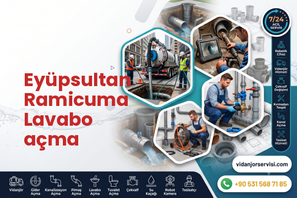 Eyüpsultan Ramicuma Lavabo açma