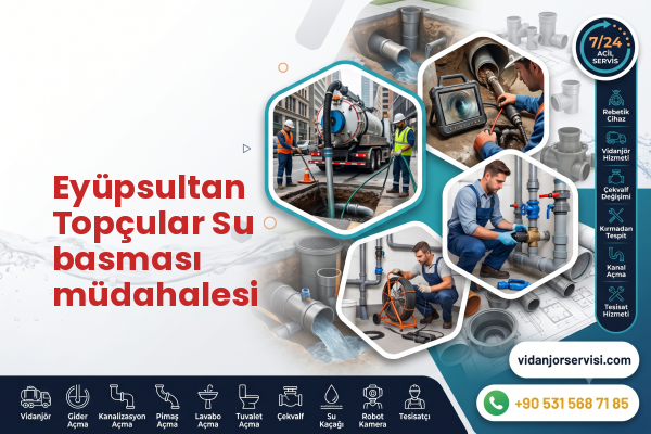 Eyüpsultan Topçular Su basması müdahalesi