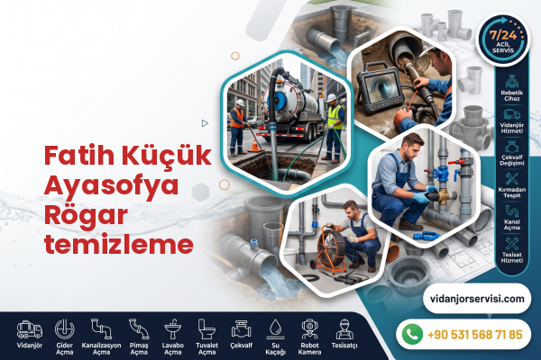Fatih Küçük Ayasofya Rögar temizleme