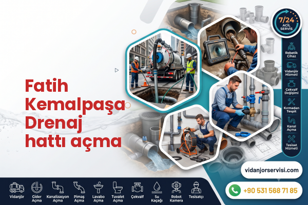 Fatih Kemalpaşa Drenaj hattı açma