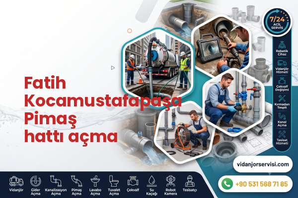 Fatih Kocamustafapaşa Pimaş hattı açma