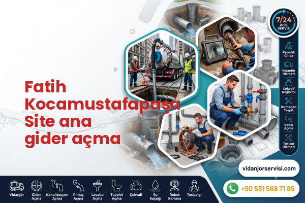 Fatih Kocamustafapaşa Site ana gider açma