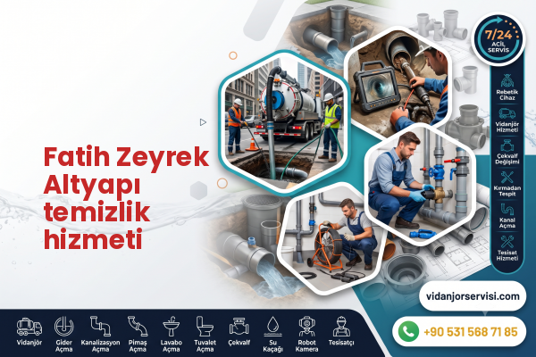 Fatih Zeyrek Altyapı temizlik hizmeti